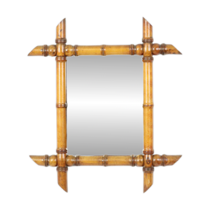 Miroir ancien en bois - imitation