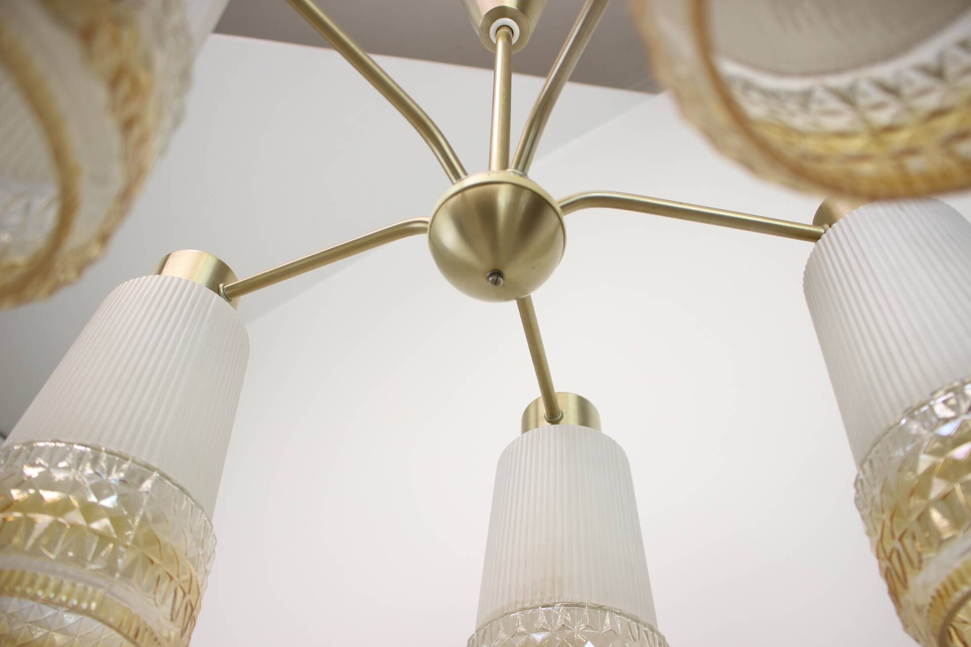 1970's Chandelier by VEB AKA Electric, Germany