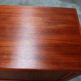 Dyrlund Denmark 1950s drum teak credence