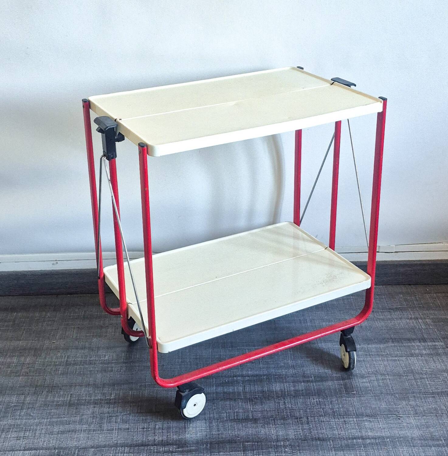 Dessert sideboard design Louis Lucien Lepoix vintage 80s