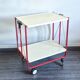 Desserte plainte design Louis Lucien Lepoix vintage 80s