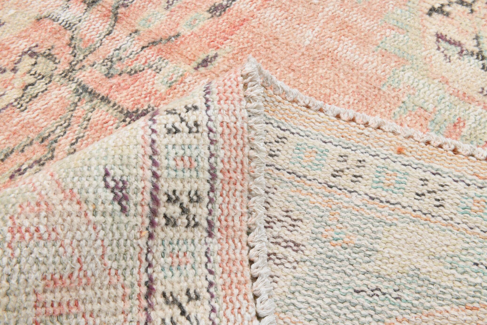 5x10 Long Wide Pale Red Oriental Pattern Persian Rug, 171x300Cm