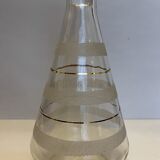 Glass art deco deco decanter