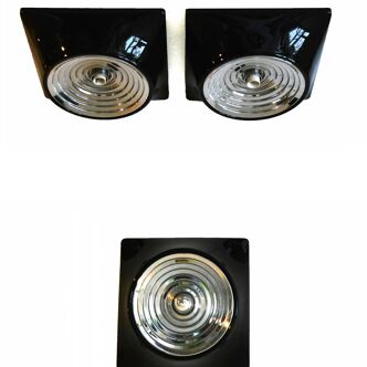 Set of 3 Stilnovo ceiling lights, 60, model 1369