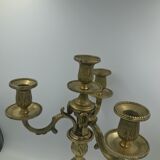 Brass candle holders 3 branches 4 fires