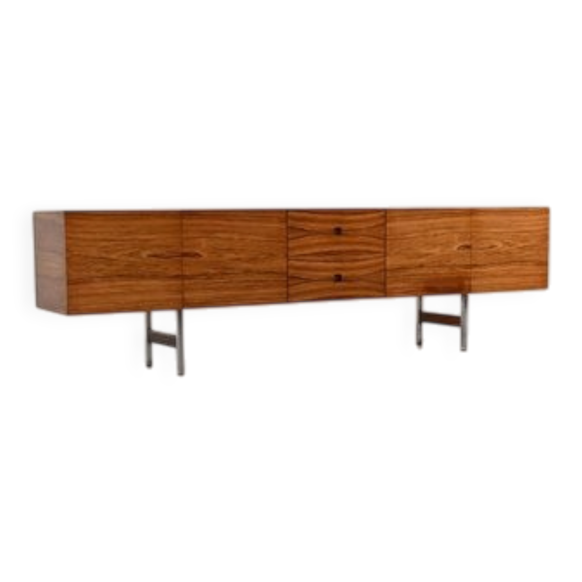 Large Rosewood Veneer Sideboard