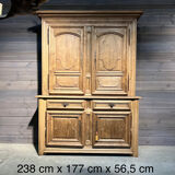 Buffet deux-corps rustique