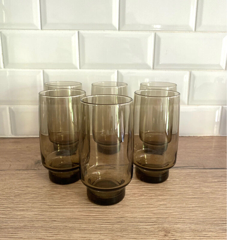 6 Luminarc Tivoli water glasses
