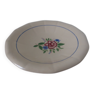 Plat Digoin Sarreguemines vintage à calotte ronde 200236