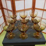Set of art deco glasses
