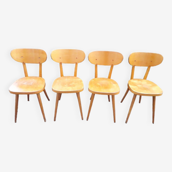 4 Baumann chairs