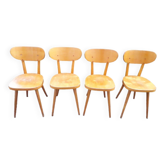 4 Baumann chairs