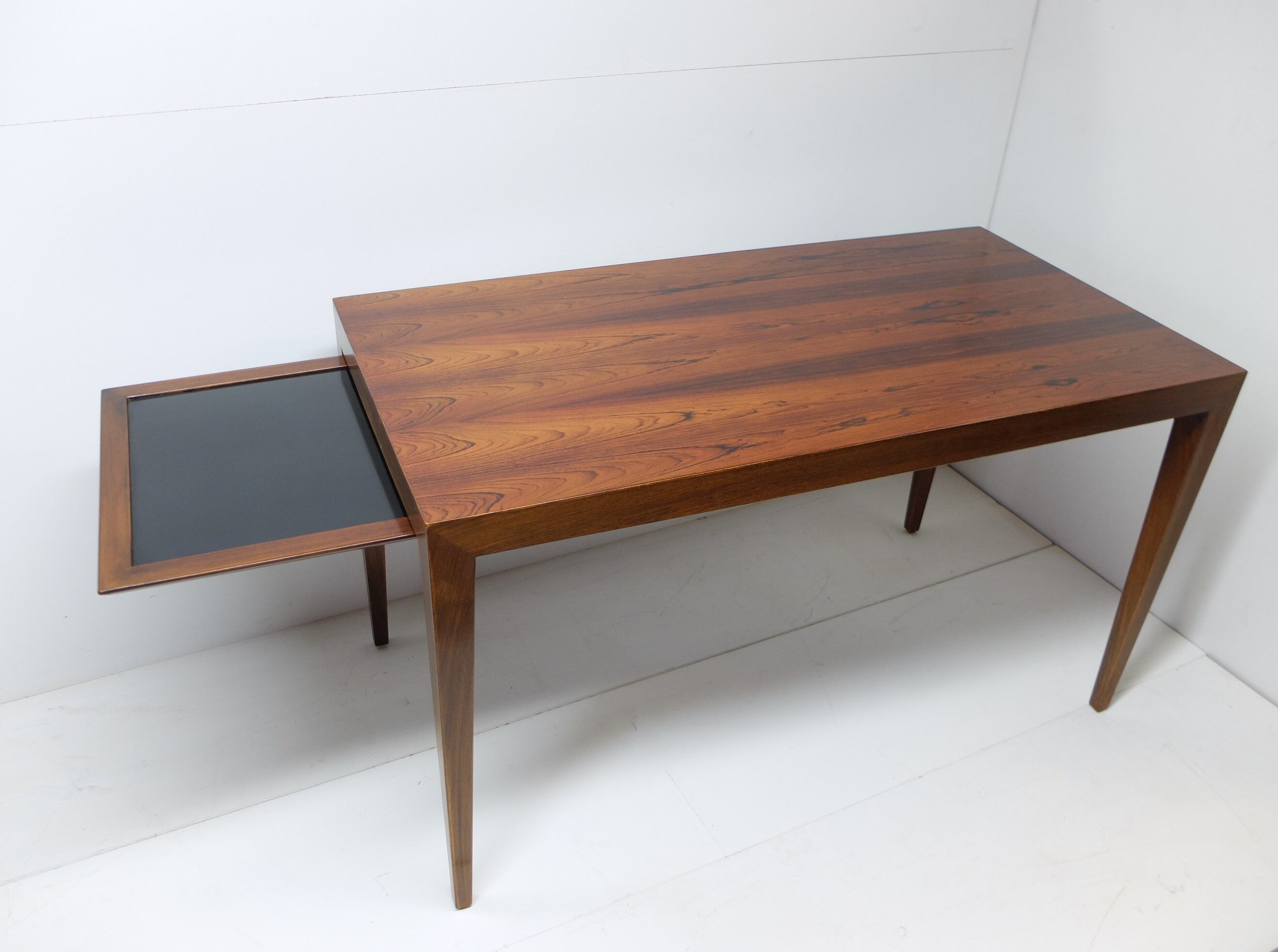 Scandinavian rosewood coffee table, Severin Hansen, 1960