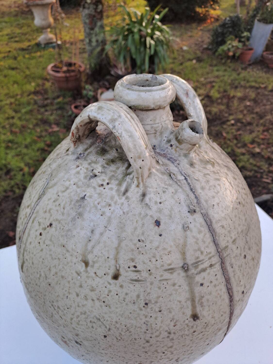 Large glazed stoneware jug