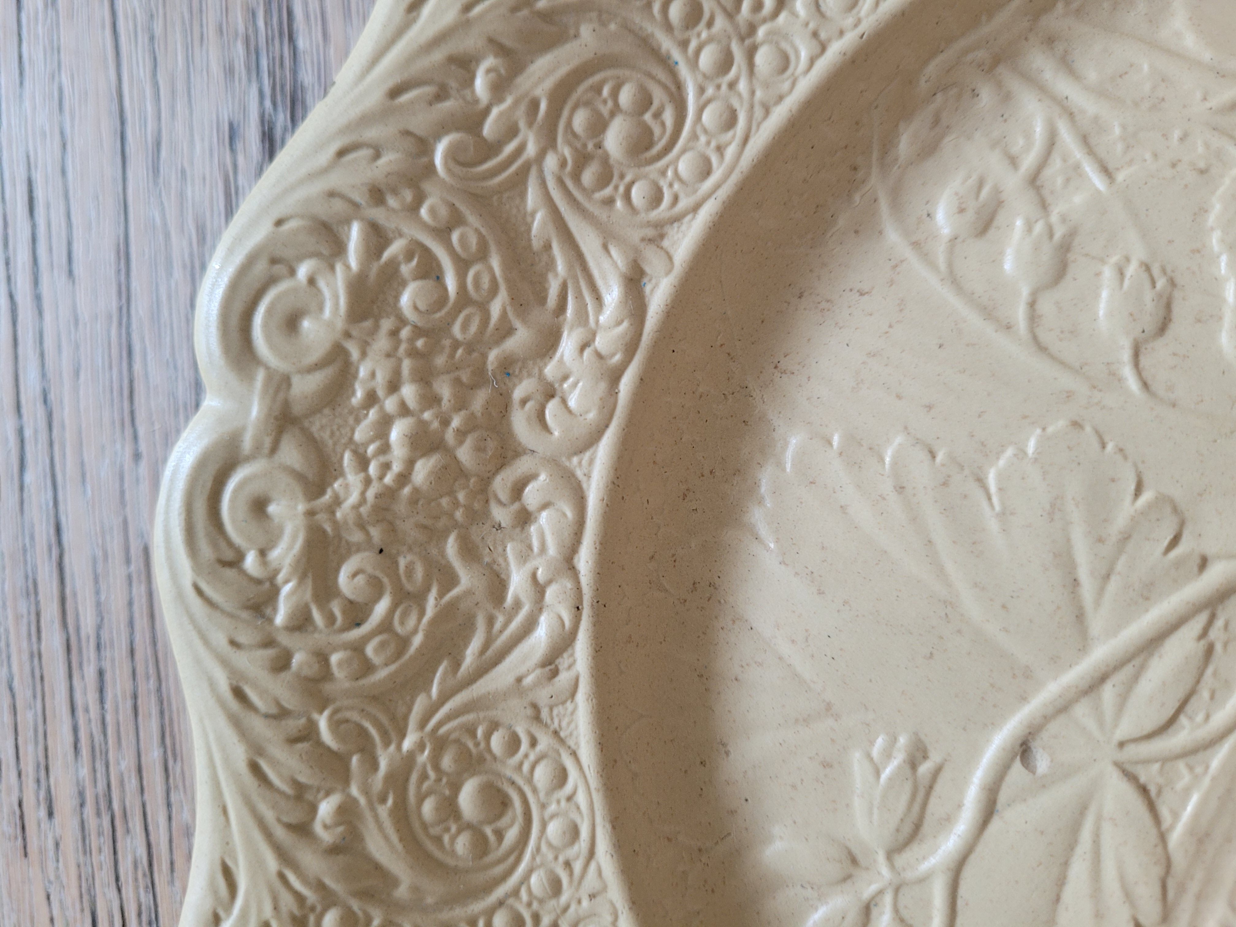 English plate "antique ridgway lilly of the valley rose floral plate"