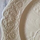 Assiette anglaise "antique ridgway lilly of the valley rose floral plate"