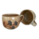 Set of 2 large vintage stoneware mugs from Atelier du Marais – Flower mugs