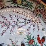 Large soup plate in Macao porcelain (1971), authentic wine piece