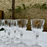 Crystal wine glasses from Arques Auteuil