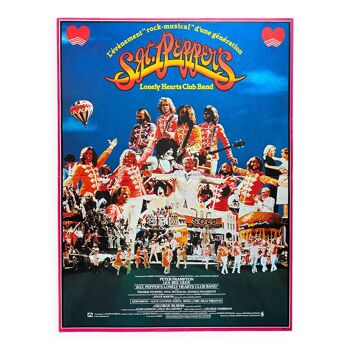 Affiche cinéma originale "Sgt. Pepper's lonely hearts club band" Bee Gees 40x60cm 1978