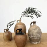 Antique raw terracotta jar