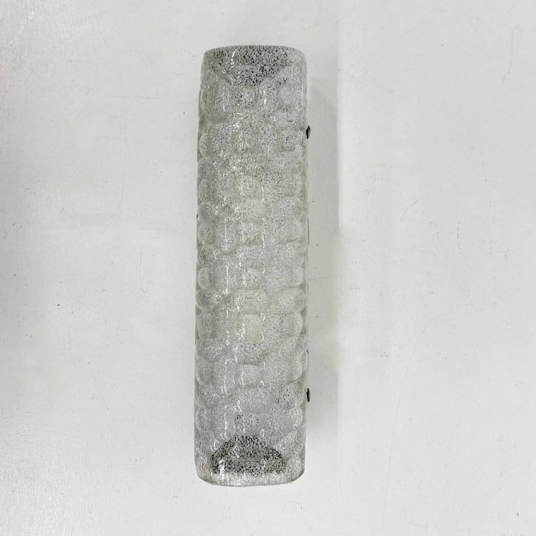 Mid-century Hustadt Leuchten design Murano glass wall sconces, Germany, 1970s