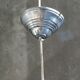 Opaline light hanging lamp with pulley