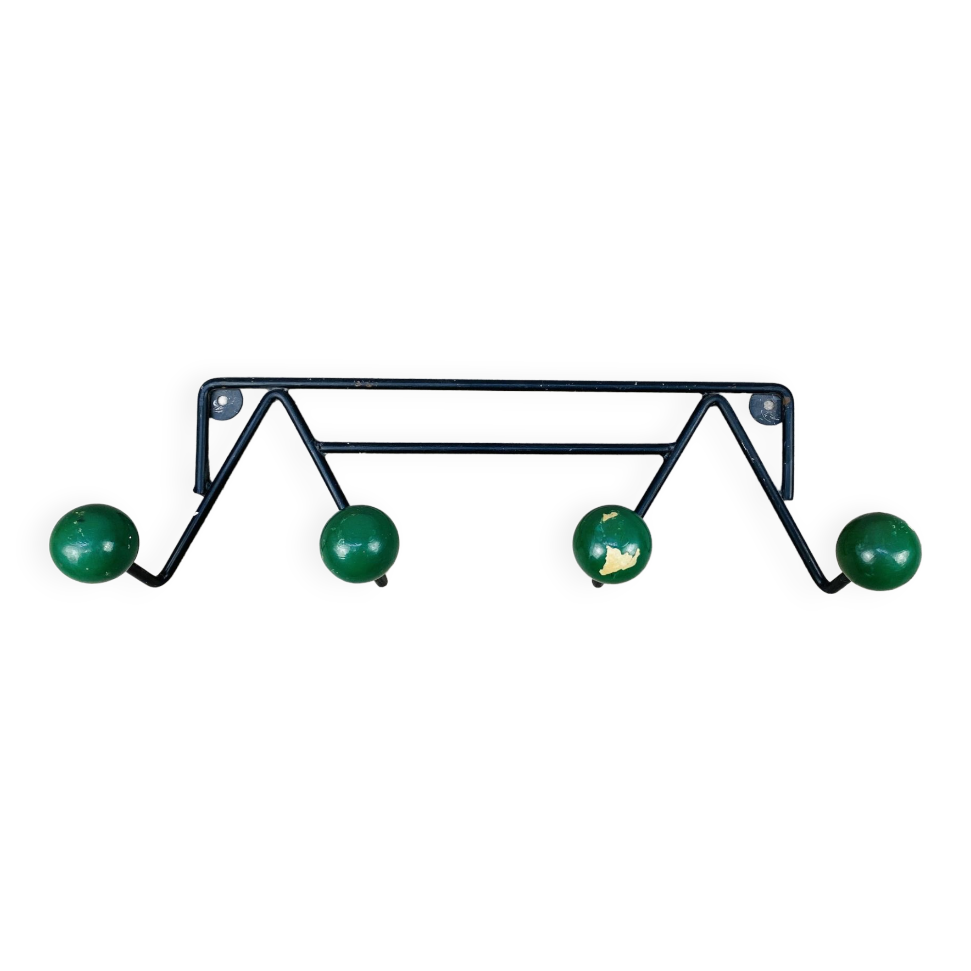 Wall coat rack hook 50s 4 balls