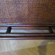 Rare vintage meuble de bar étagère bois rotin tressé années 80 rétro