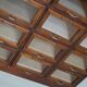 Vintage Dutch Oak Haberdashery Shop Cabinet / Vitrine, 1950s