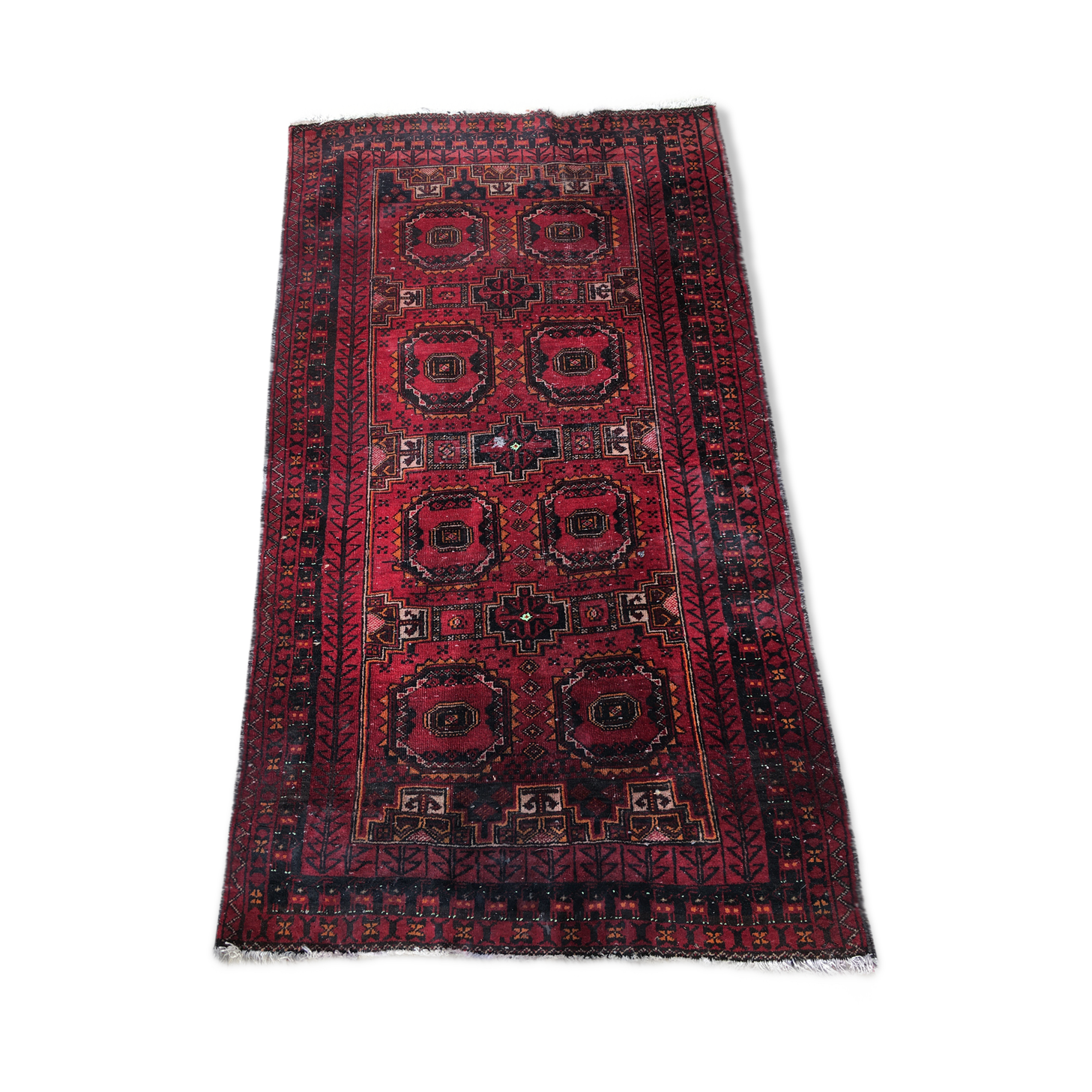 1930 wool bukhara carpet - 180x101cm