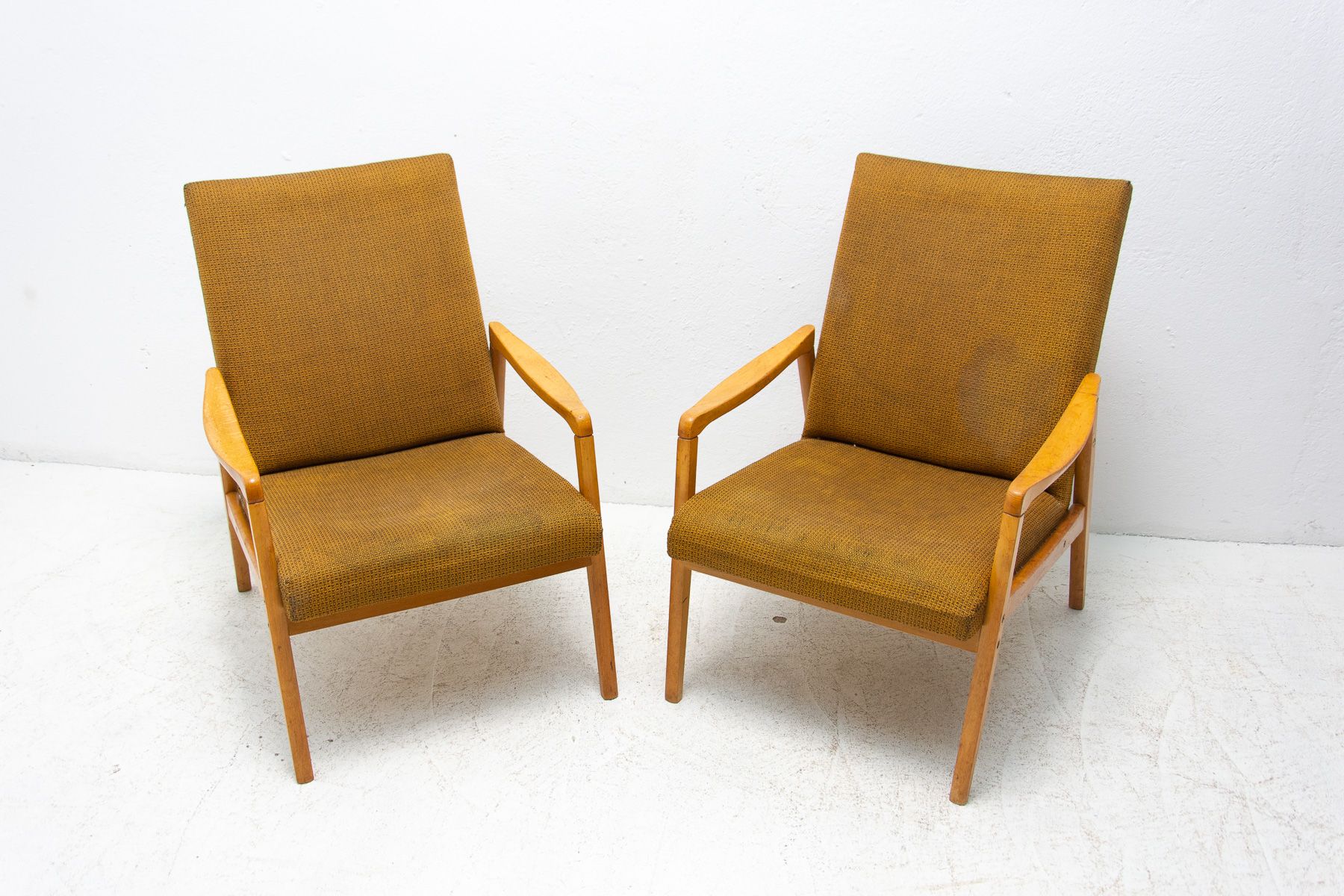 Pair of armchairs by Jiří Jiroutek for Interiér Praha, 1970