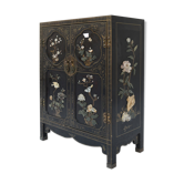 Black laqué Chinese entrance furniture