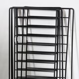 Tomado floor shelf in shades of gray
