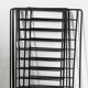 Tomado floor shelf in shades of gray