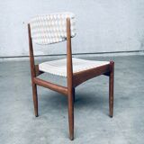 Midcentury Modern Scandinavian Design Teak Dining Chair set, 1960's