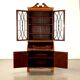 Victorian antique trumeau, various woods, England 19th century.