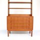 Paire de bibliothèques scandinaves en teck années 60