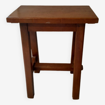 Vintage solid wood stool