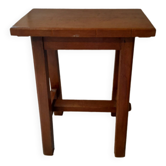 Vintage solid wood stool