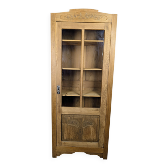 Glass-fronted cabinet from the 1930s-1940s.
