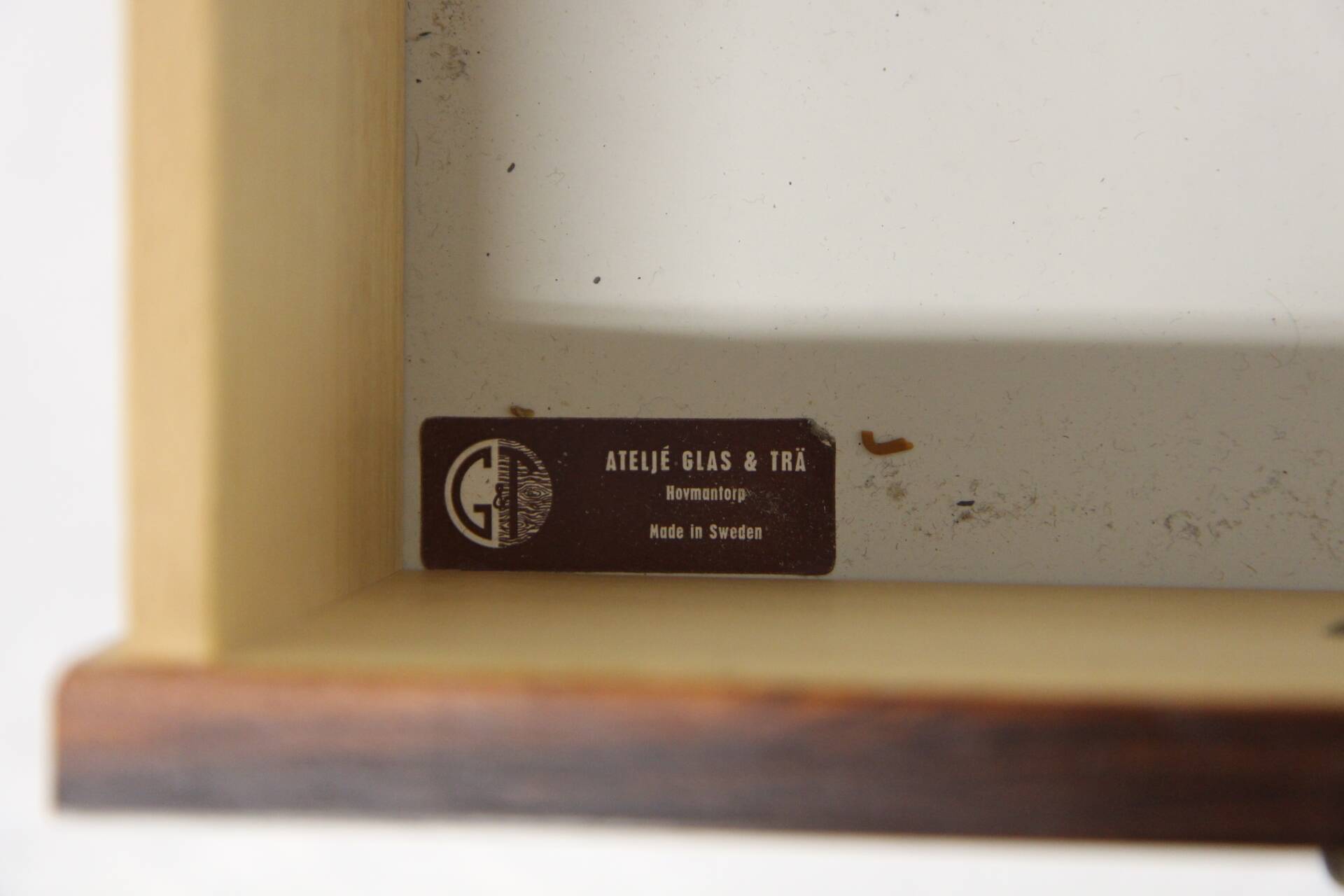 Scandinavian chest of drawers in rosewood, Glas & Trä, Sweden, 1960