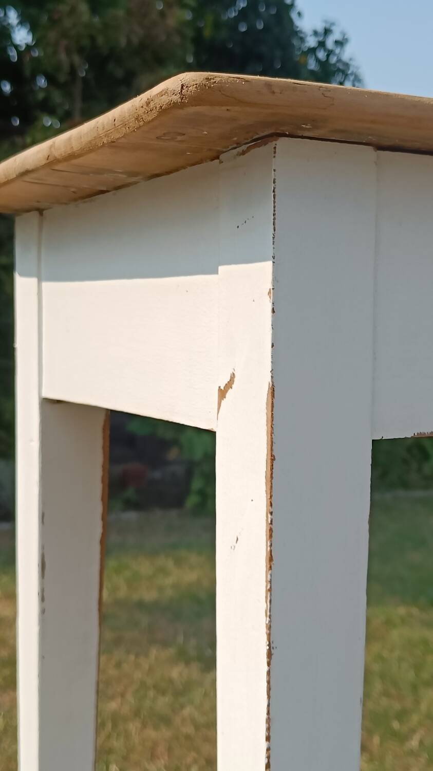 Patinated farmhouse table