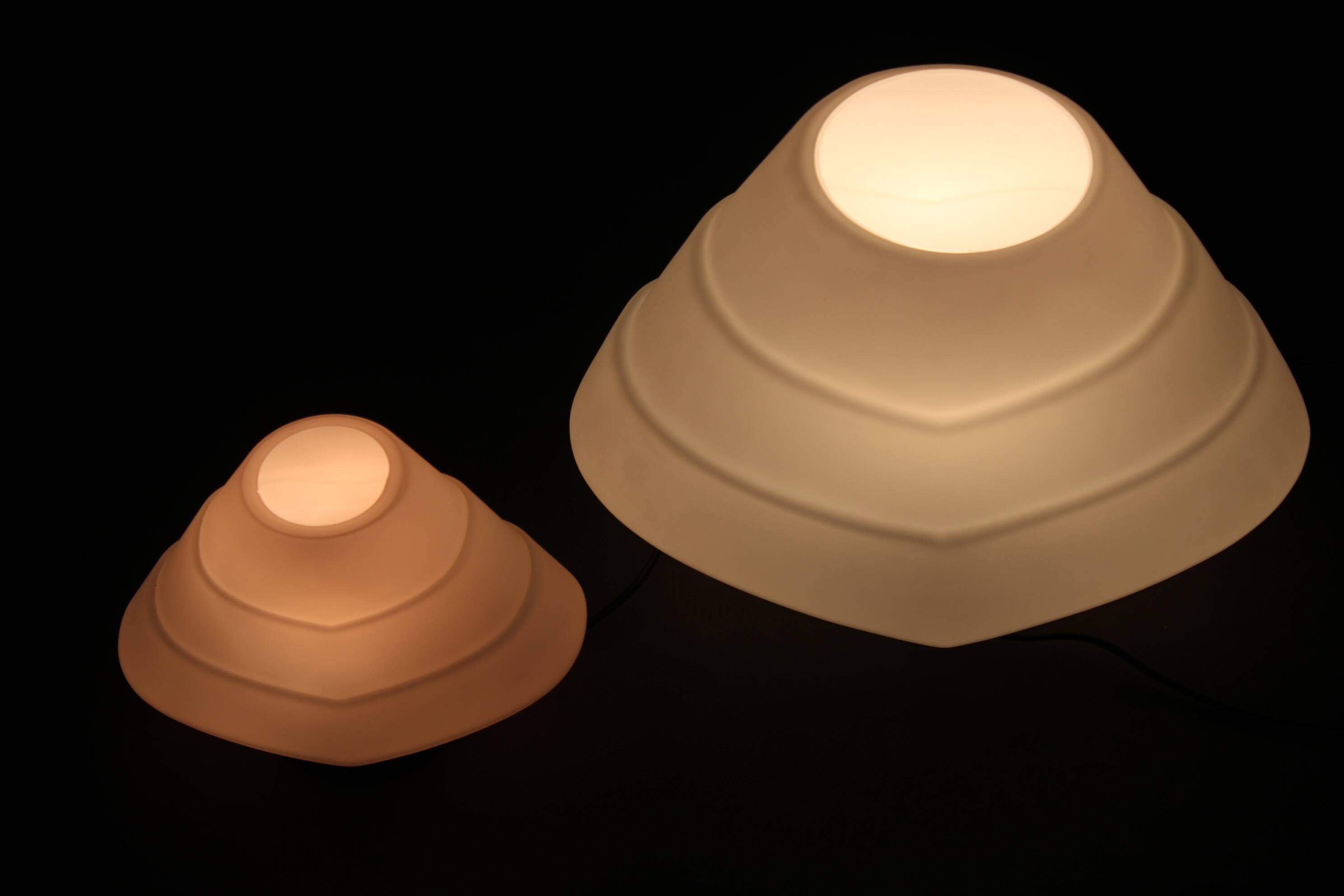 1980s Pair of Murano Table Lamps , Italy