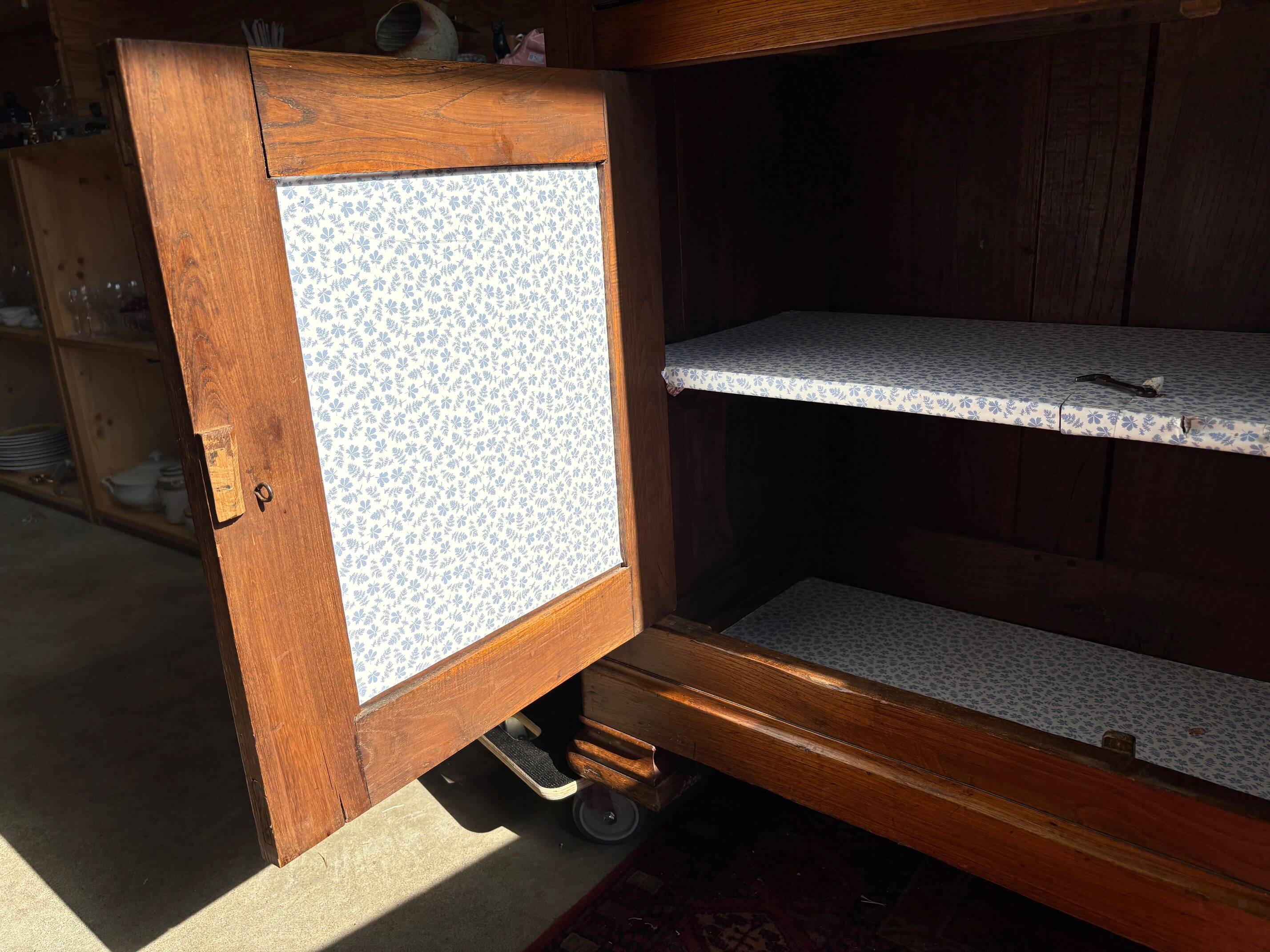 Antique solid oak sideboard