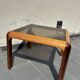 Danish coffee table in oak and teak, 1970s