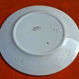 Suite of 6 plates 40s and 50s Faïence H.B.C (Hyppolite, Boulenger, Creil)