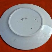 Suite of 6 plates 40s and 50s Faïence H.B.C (Hyppolite, Boulenger, Creil)