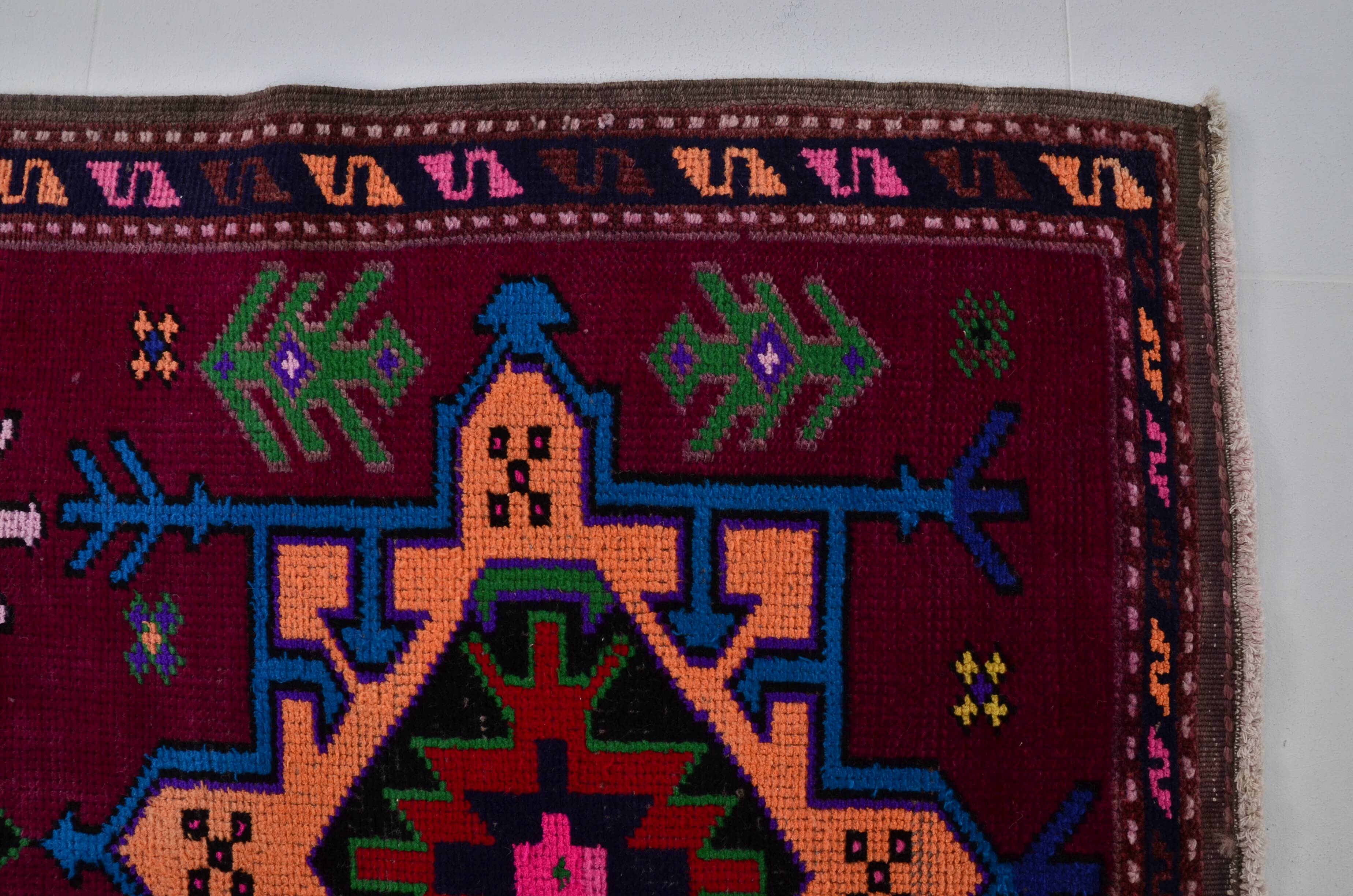 Turkish Multicolour Oushak Runner Sku 2063