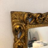 Golden rockery mirror, 1970 - 33x28cm